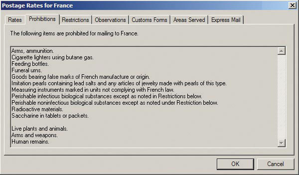 International Mail Advisor