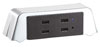 Rolodex 4 Port USB Hub - Keep your office clean, your power simple and your business up and running with this multiple port USB hub. 
Creates convenient access to USB 2.0 at your desktop.