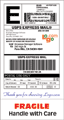 Green Arrow Labels (3000 Pack) - Our Green Arrow labels are perfect for Express Mail. Label supports addresses, postage indicia, Express Mail or Delivery Confirmation barcodes, and logo. Detachable tab for important handling instructions.