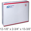 Priority Mail Box 2 - This popular Priority Mail® garment box accommodates a variety of items such as clothing, books, board games, and relatively thin items. This item features self sealing tape on each end.